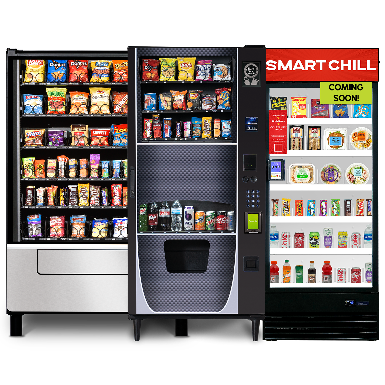 multiple vending machines